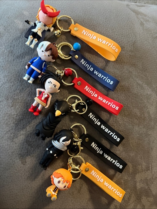 Accessories - Ninja Warriors  Keychain  Multicolor Characters Bag Charms B16